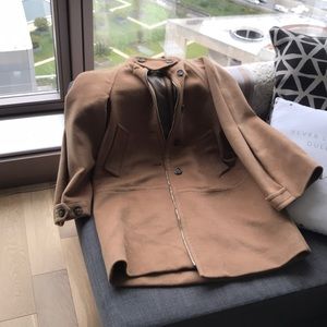 Bcbg tan coat